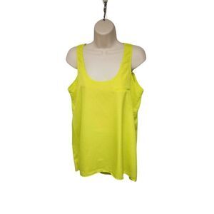 Cotton On Neon Green Hi-Low Tank Top Size Small